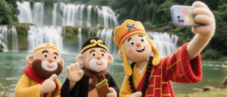 商单不断！纯AI制作西游人物羊毛毡版文旅MV，流量+节目效果统统拉满